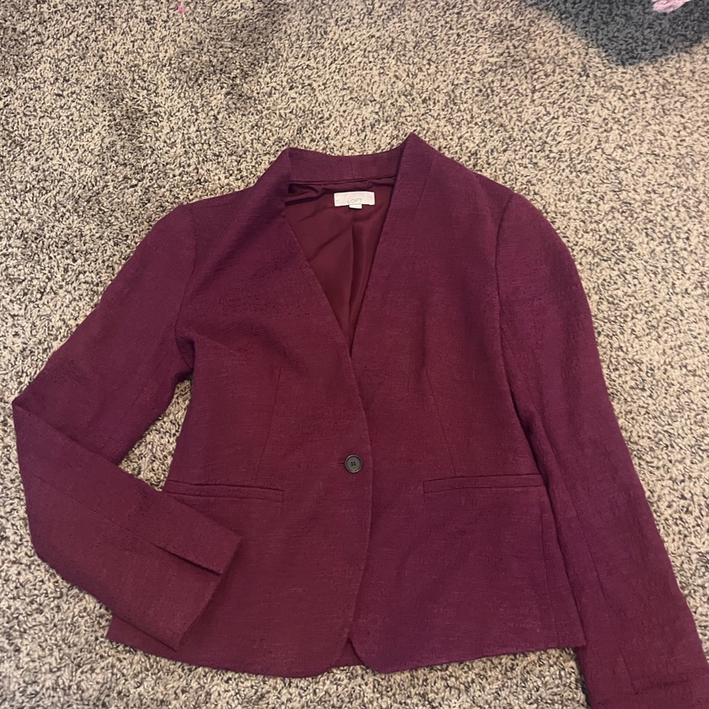LOFT Rich Burgundy Women's Blazer